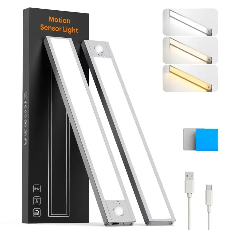 30cm Motion Sensor Wireless Rechargeable LED Strip Light