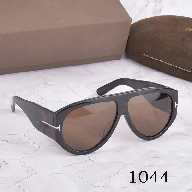 TOM TF1044 Polarized Sunglasses, Large Frame, Prescription-Compatible