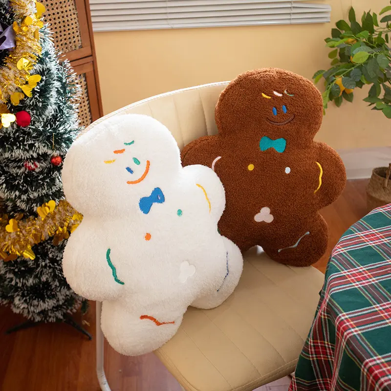 Gingerbread Man Christmas Decorative Sofa Cushion