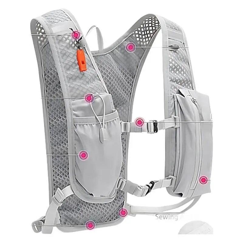 Outdoor-Wanderrucksack, schnelltrocknend, Wassertasche