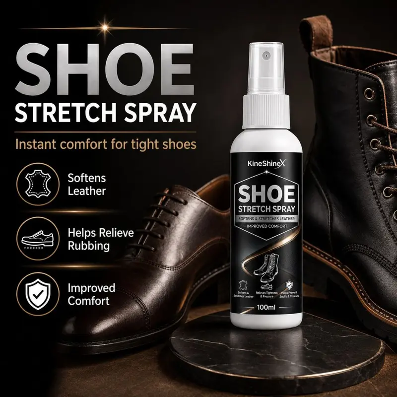 KineShineX Shoe Upper Leather Softener, Reduces Friction