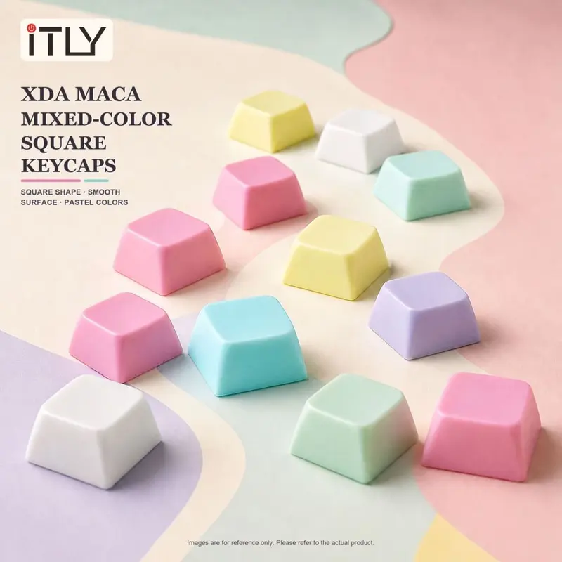 Macaron Multicolour Keycaps for DIY Mechanical Keyboard