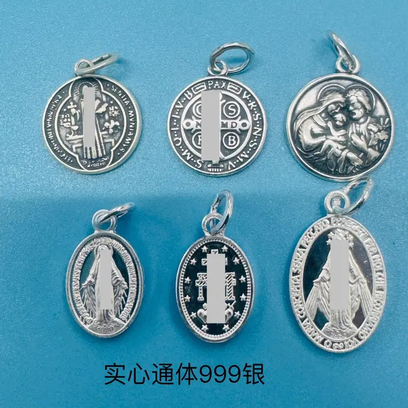Sterling-Silber-Anhänger Vintage westliches Design mit Antik-Optik