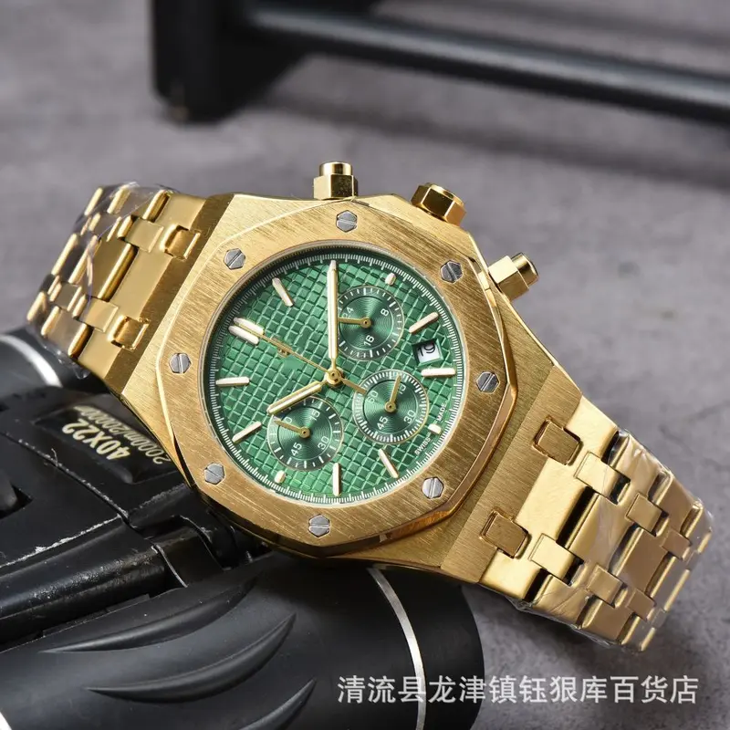 Swiss 6-needle men's quartz sports watch