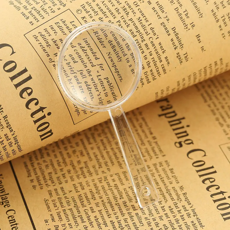 40 mm Handlupe aus transparentem Acryl, HD