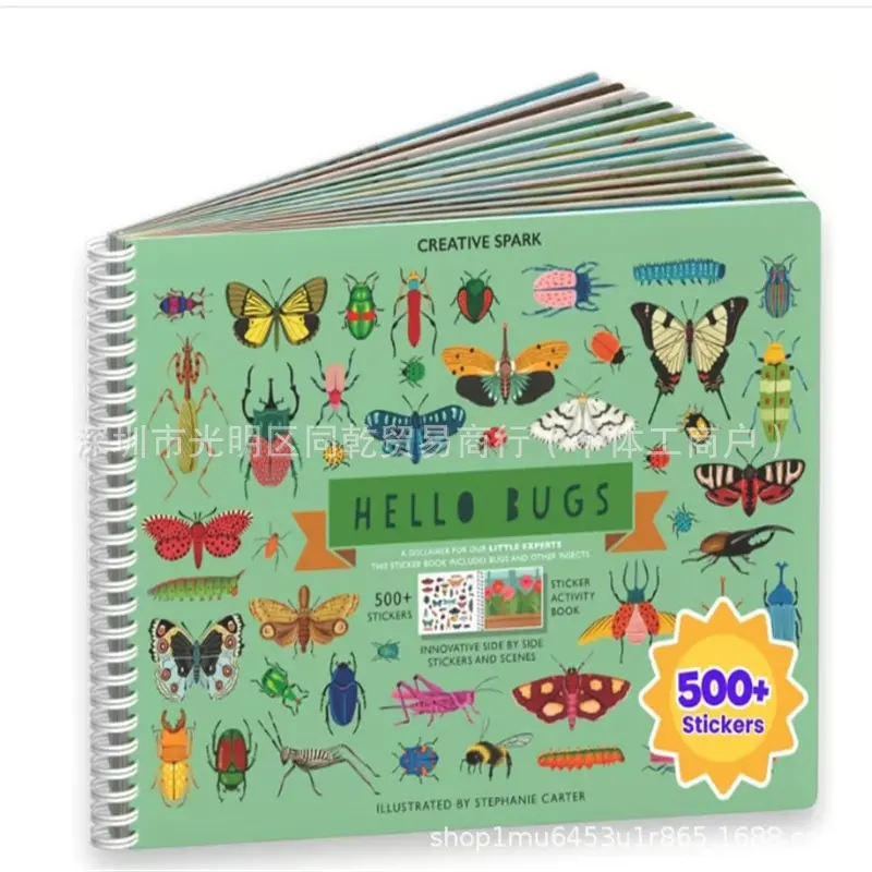 Hello Bugs Çocuk Çıkartma Kitabı