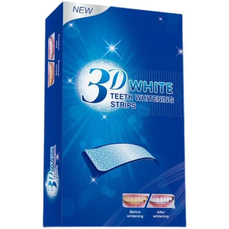 3D Teeth Whitening Strips, 7 Pairs (14 Strips), Stain Removal
