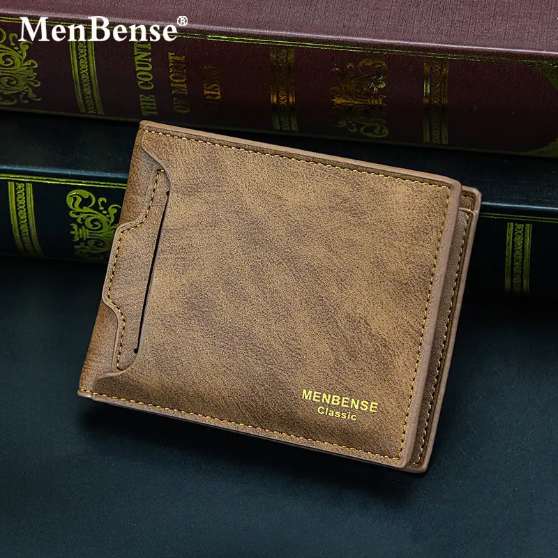 MenBense kurze Herrenbrieftasche mit mehreren Kartenfächern