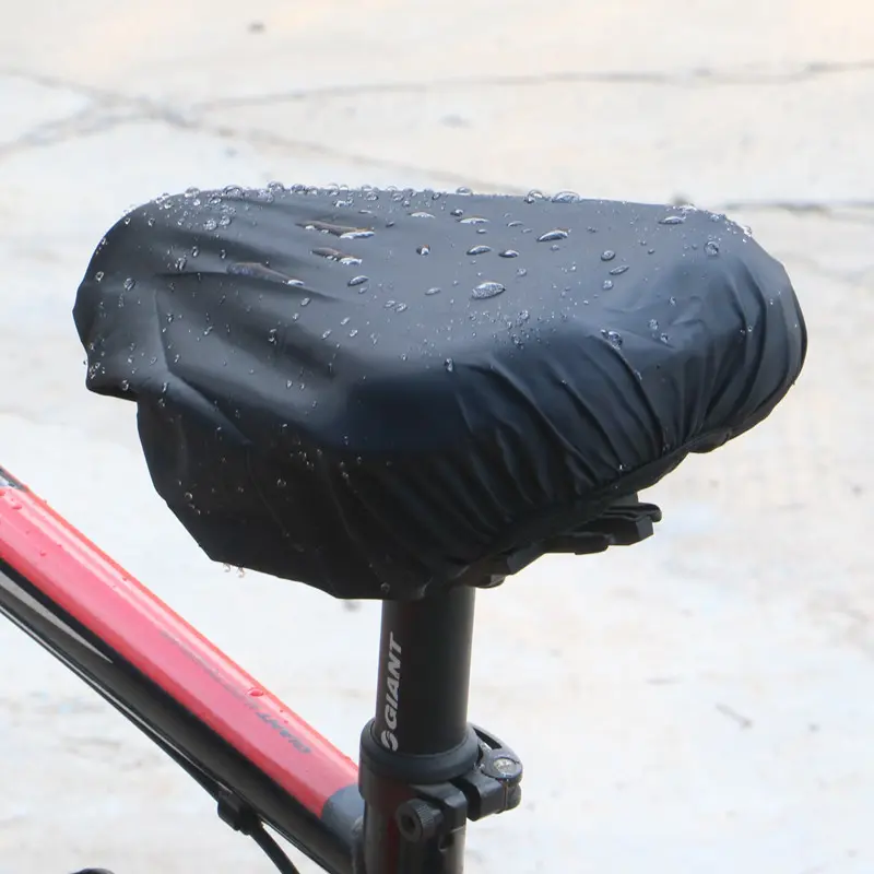 Universal Bicycle Saddle Rain Cover, Waterproof and Dustproof, Portable