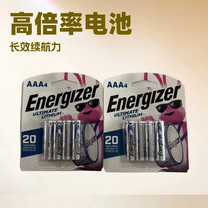 Energizer AA and AAA Lithium Batteries, 4 Pack, 1.5V, L91
