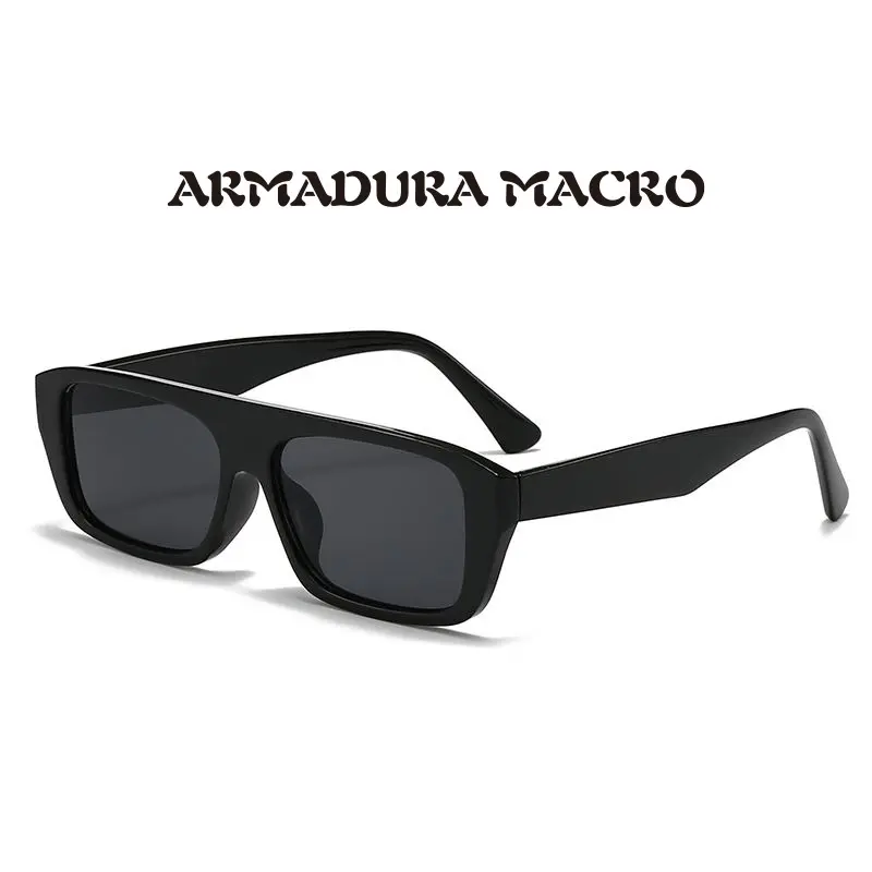 Herren-Sonnenbrille mit eckigem Rahmen, Modell 2024