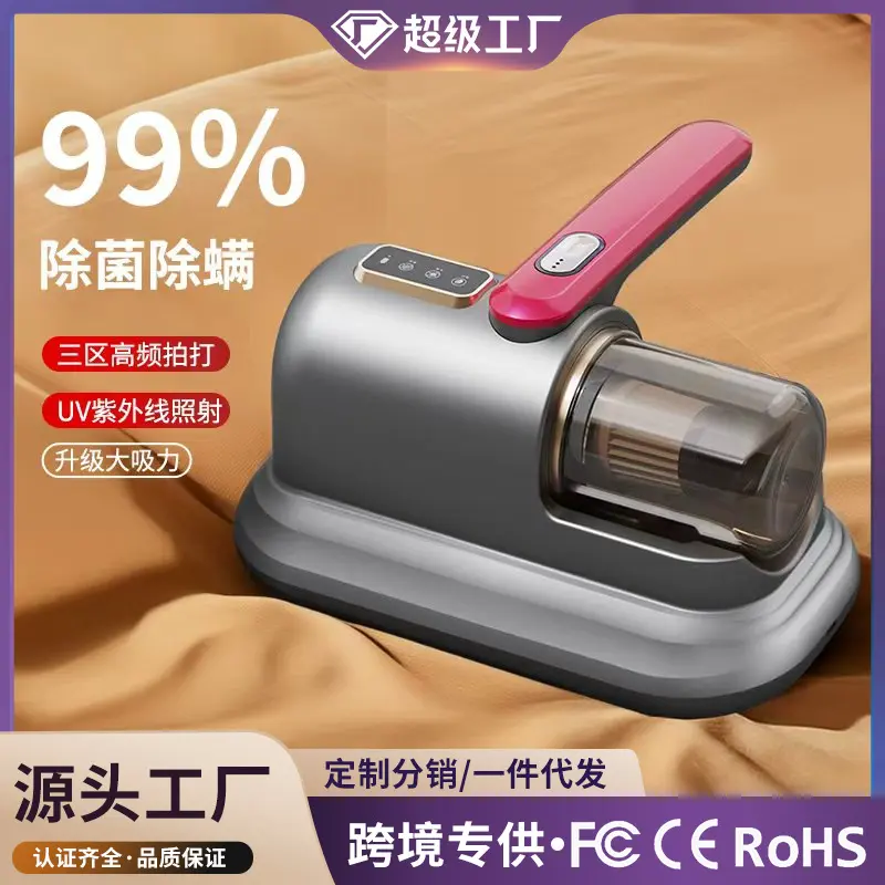 New Cross-Border Screen Handheld Flow Cleaner Home Bed Electric Vacuum Cleaner Strong Suction Home Mini Car