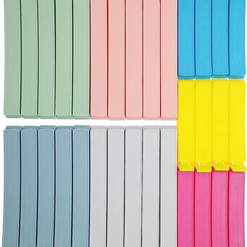Food-Grade Plastic Bag Clips, Magnetic, 20 Pcs