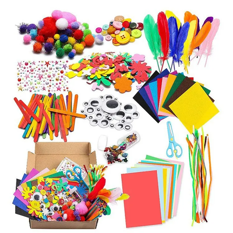Early Education Children's Handcraft Material Set, Creative DIY Toy
