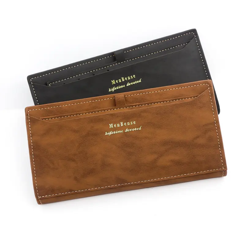 MenBense Men's Long Wallet, Large Capacity, Multi-Card Slots