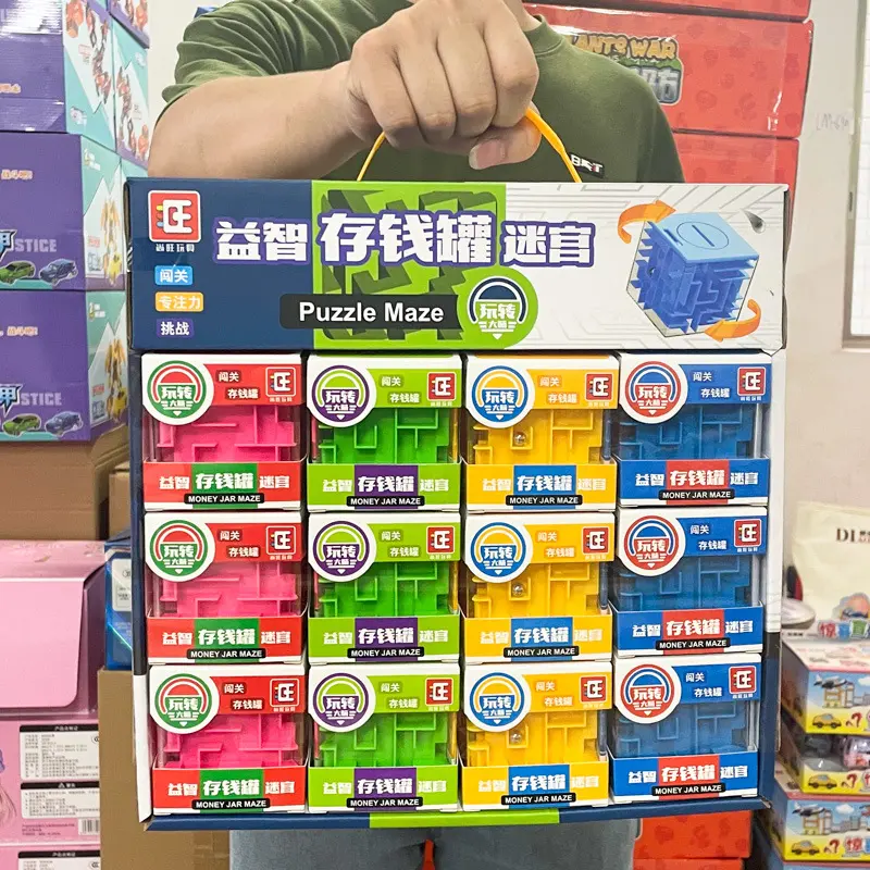 Kinder-Lernspielzeug-Set mit Labyrinth-Rätseln