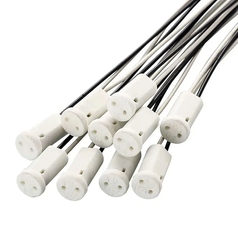 MR11 to G4 Ceramic Lamp Holder Adapter, 20 cm Cable