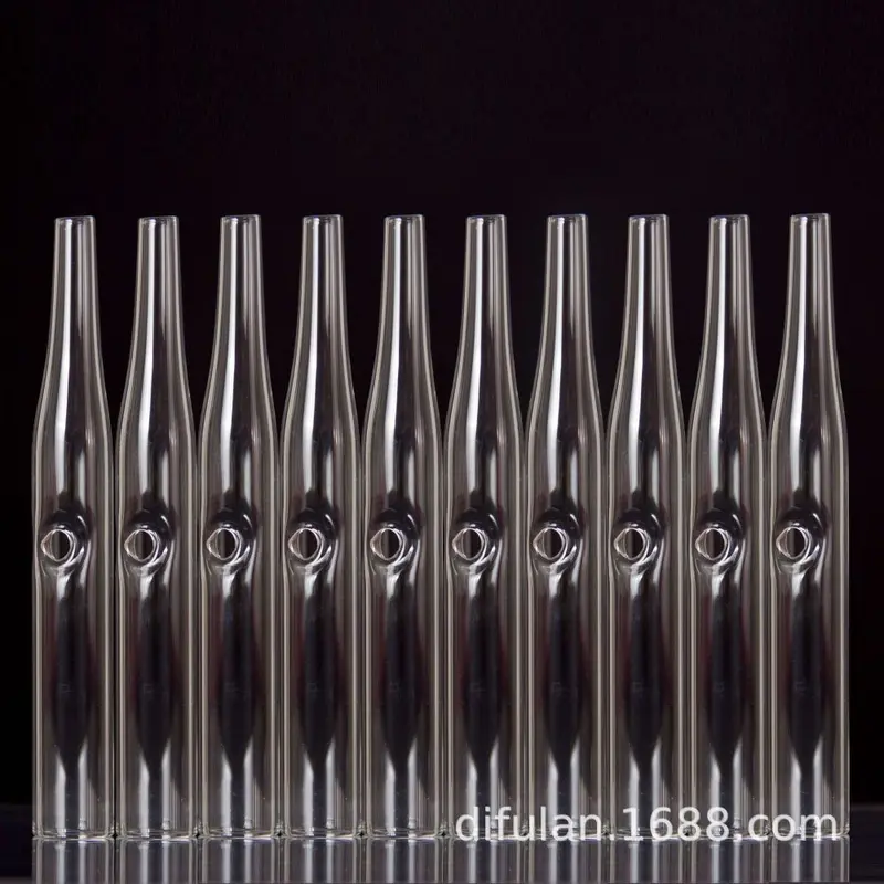 Blackhead Suction Glass Tubes, Round, Flat and Gourd Shaped