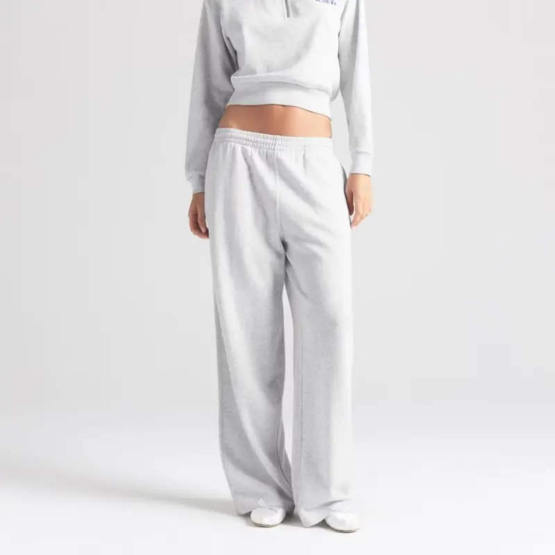 Women's Low-Rise Fleece-Lined Drawstring Sweatpants Soft and Comfortable