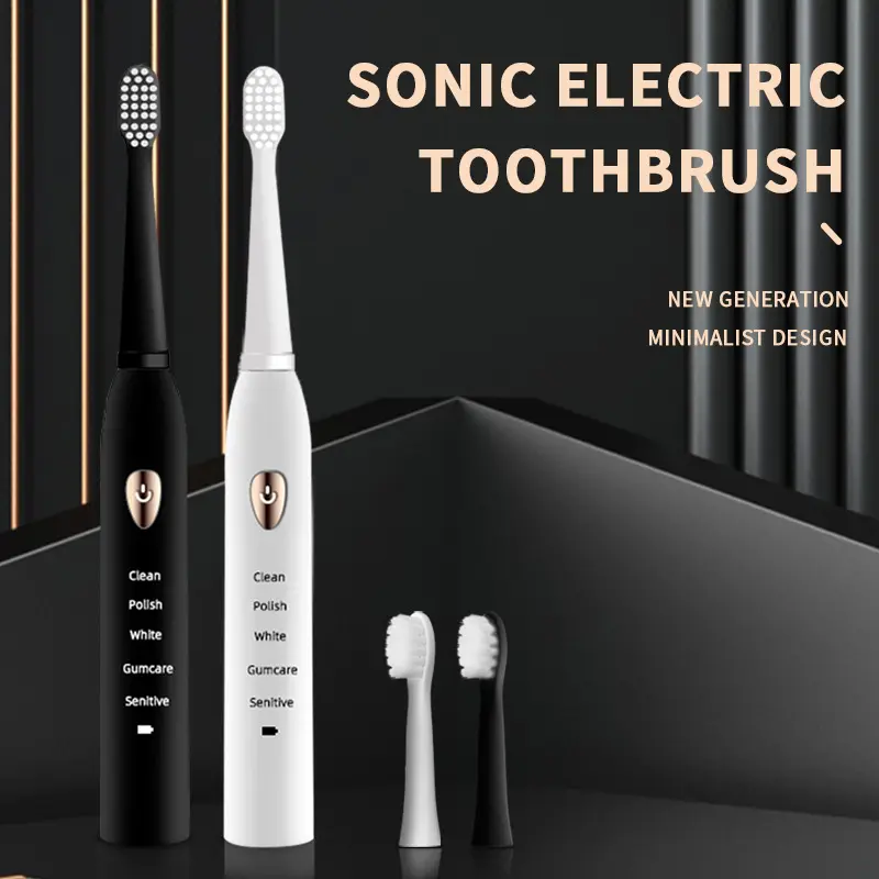 Jianpai Smart Sonic Electric Toothbrush, USB Rechargeable