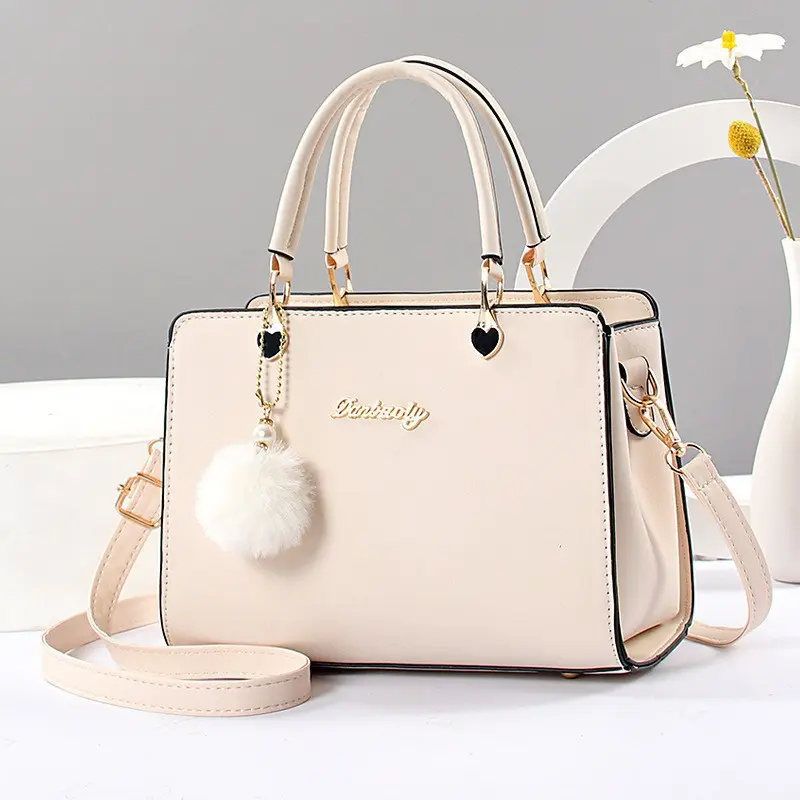 Women's Crossbody PU Leather Square Bag with Chain Strap