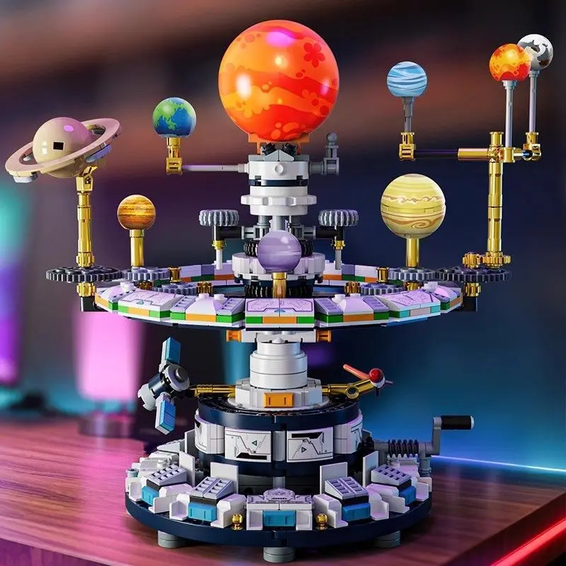 Zhegao 915016 Solar System Nine-Planet Globe Building Block Set