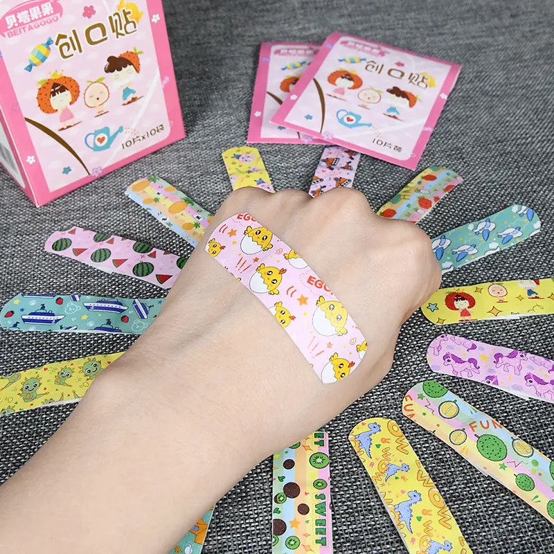 Children's Cartoon Transparent Waterproof Breathable Plasters