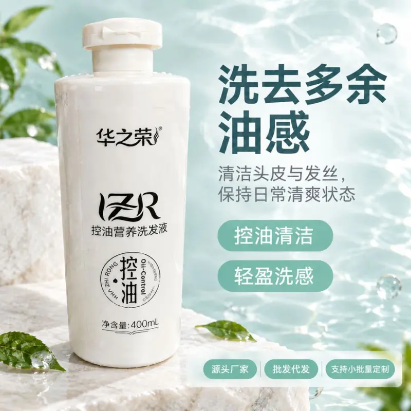 【妆字号】华之荣控油营养洗发液日常头发洗护清洁控油护发