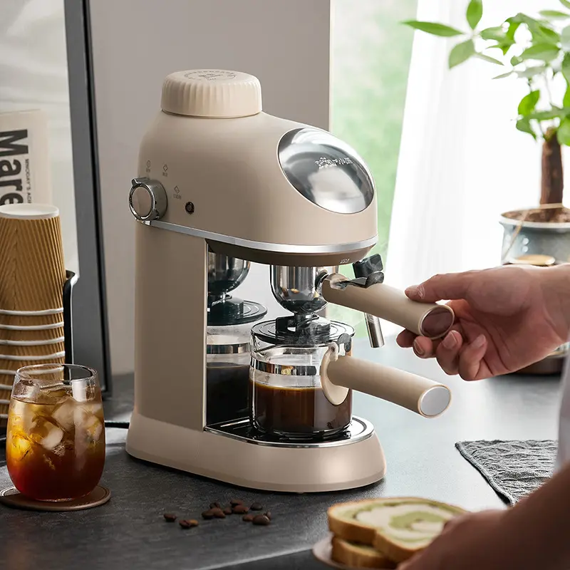 Little Bear KFJ-P02T7 Mini Espresso Machine, Semi and Fully Automatic