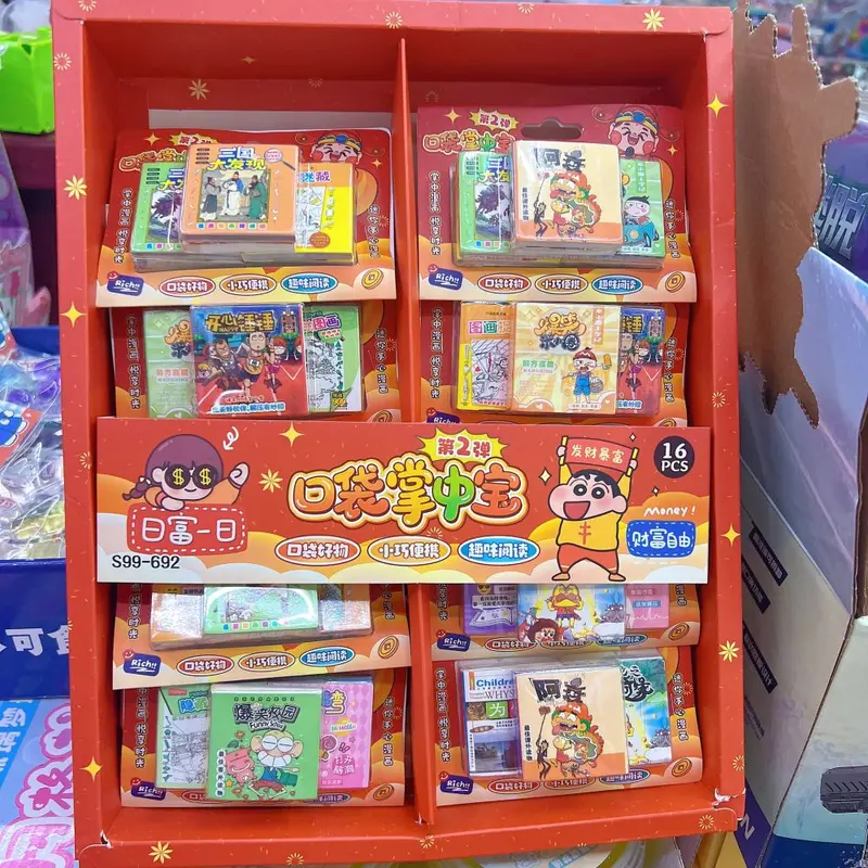 Mini-Set mit 8 kleinen Notizbüchern für Grundschulkinder