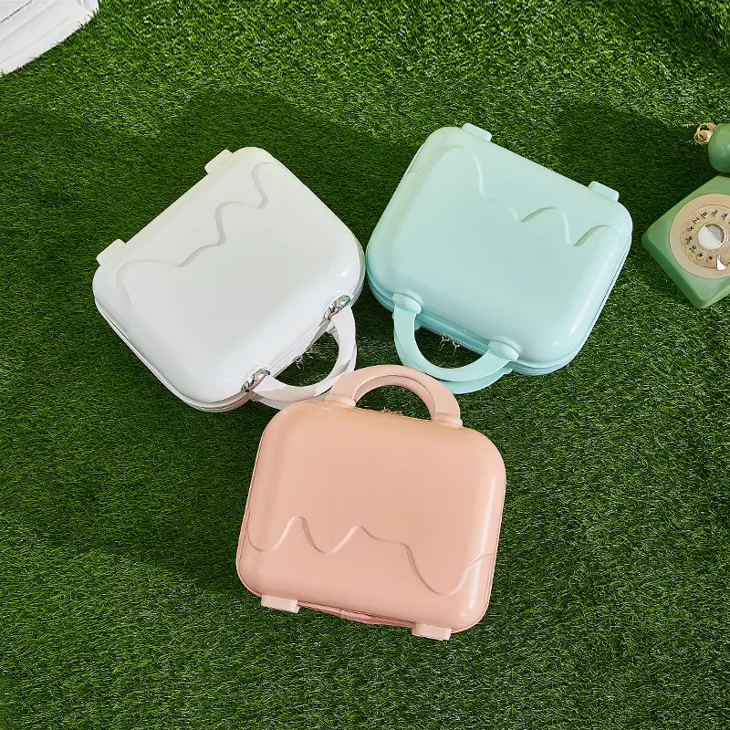 14 Inch Ice Cream Hand Bag Suitcase, Lightweight Small Toiletry Bag