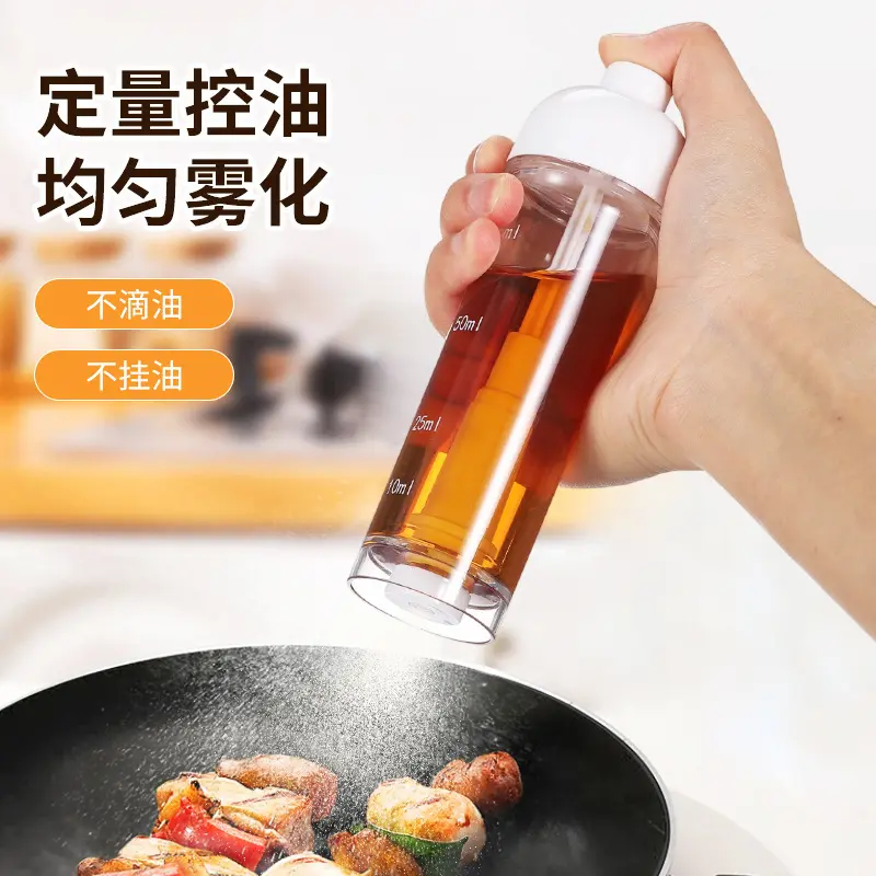 2-in-1-Ölflasche mit Sprüh- und Ausgießfunktion, lebensmittelecht