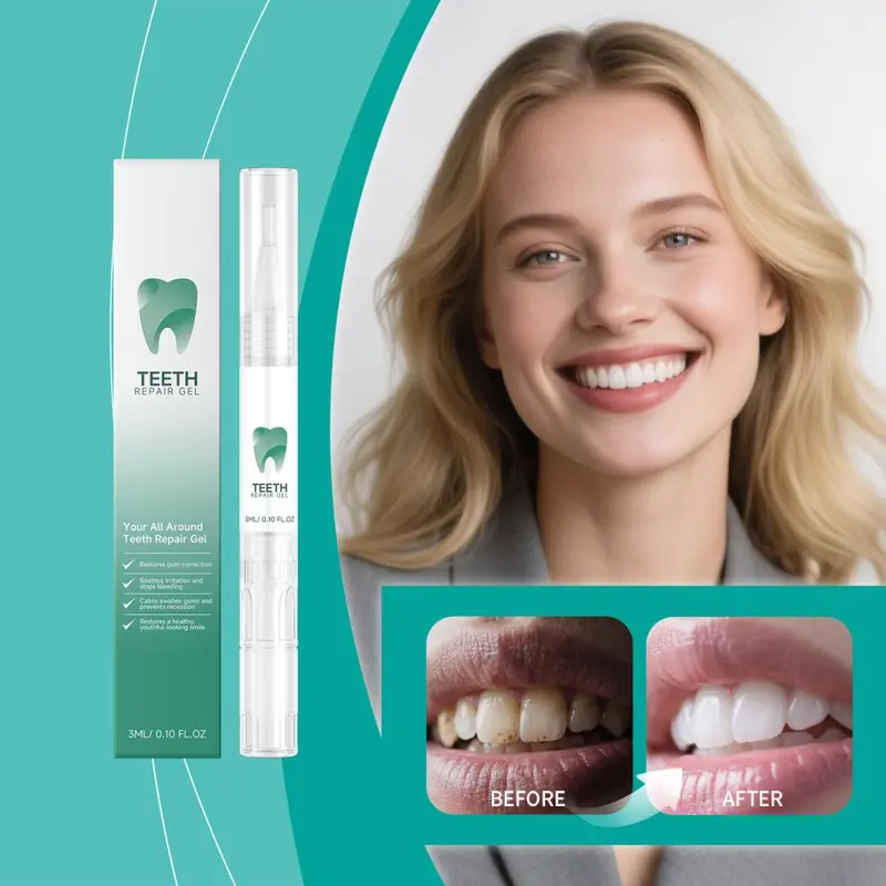 Teeth care gel pen for tartar and stain removal