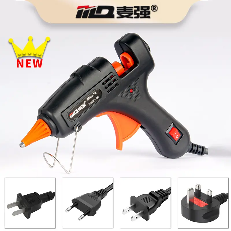 7mm Hot Glue Gun, Anti-Scald Design for Kids, DIY Craft
