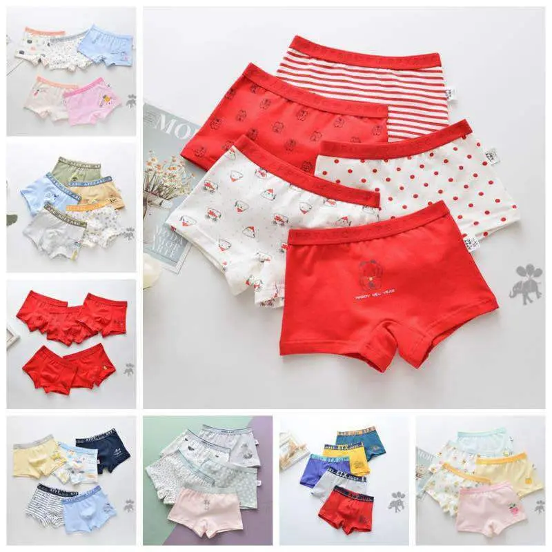Boys' 95% Cotton Boxer Briefs, 5-Pack