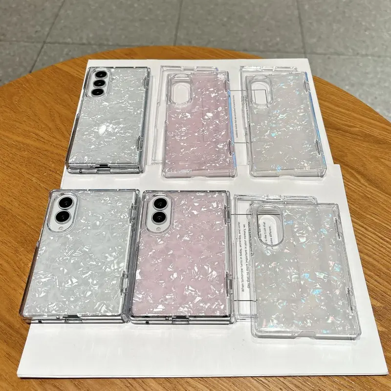 Samsung Galaxy Z Flip 8/7/6 ve Z Fold 8 kılıfı, kabuk desen