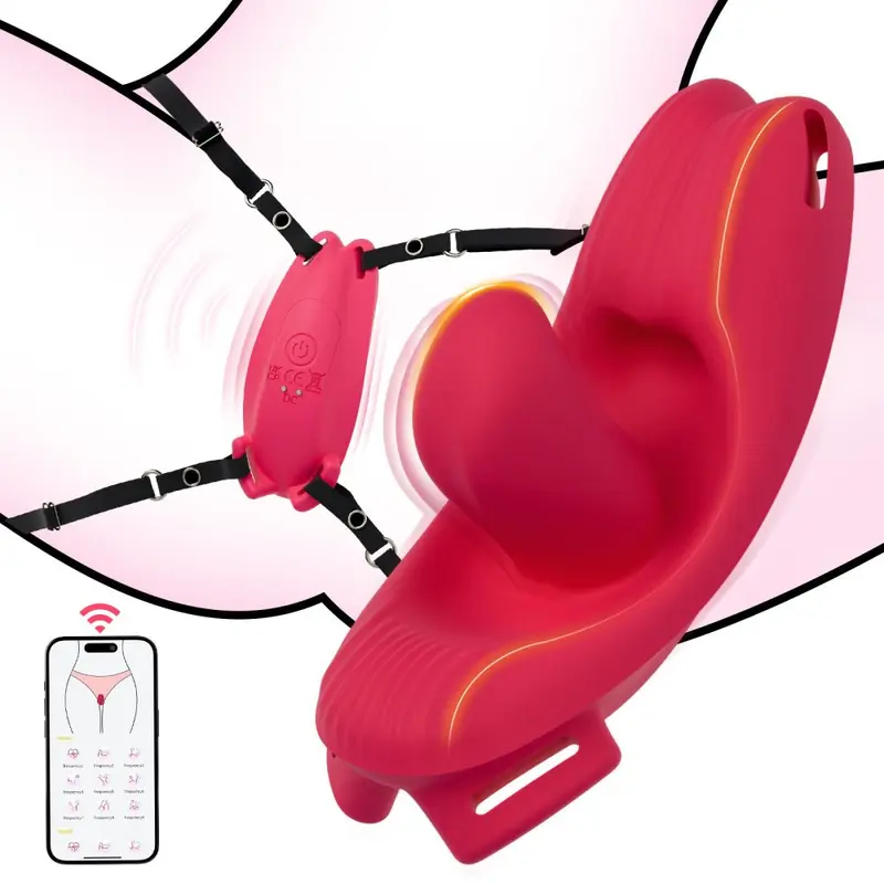 Wearable Tongue Wireless Remote Control Women's Vibrator