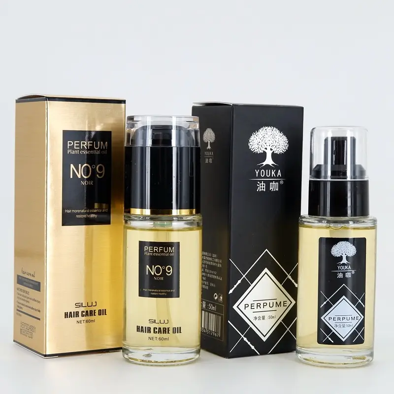 Toptan Silujie Jiudu Yağlı Kahve Saç Bakım Yağı 60ml Saç Bakımı Yumuşatıcı Parlaklık 5 Şişe Ücretsiz Kargo