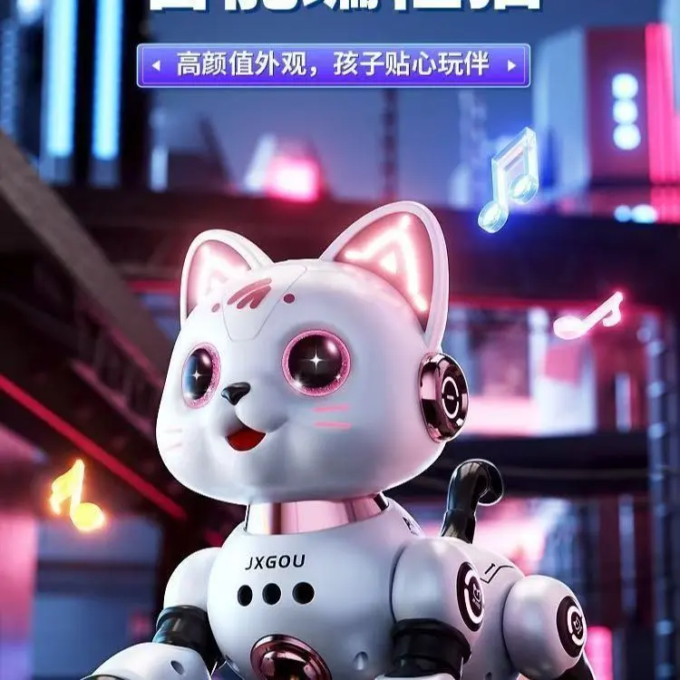 Remote Control Robot Cat, Smart Electric Early Education Toy