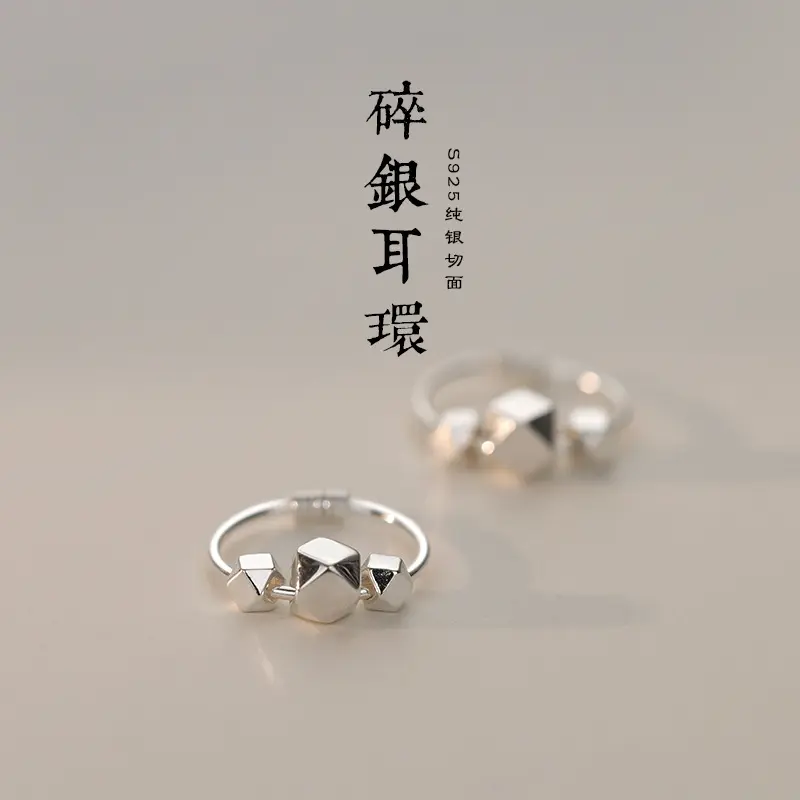 925er Silber Design Ohrringe, Damen