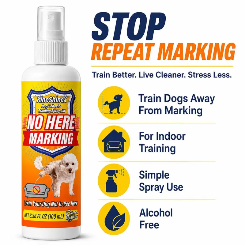 KineShineX Pet Training Spray for Sofas and Carpets