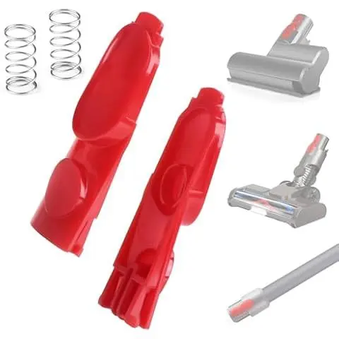 Dyson Vacuum Cleaner Button, Red, with Spring