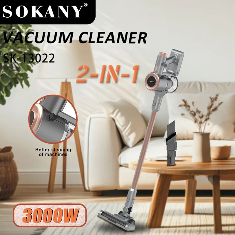 SOKANY Çapraz Sınır Ev Tipi Şarj Edilebilir Elektrik Süpürgesi Mutfak Oturma Odası Toz Temizleme Gerçek Vakum Kablosuz Elektrik Süpürgesi