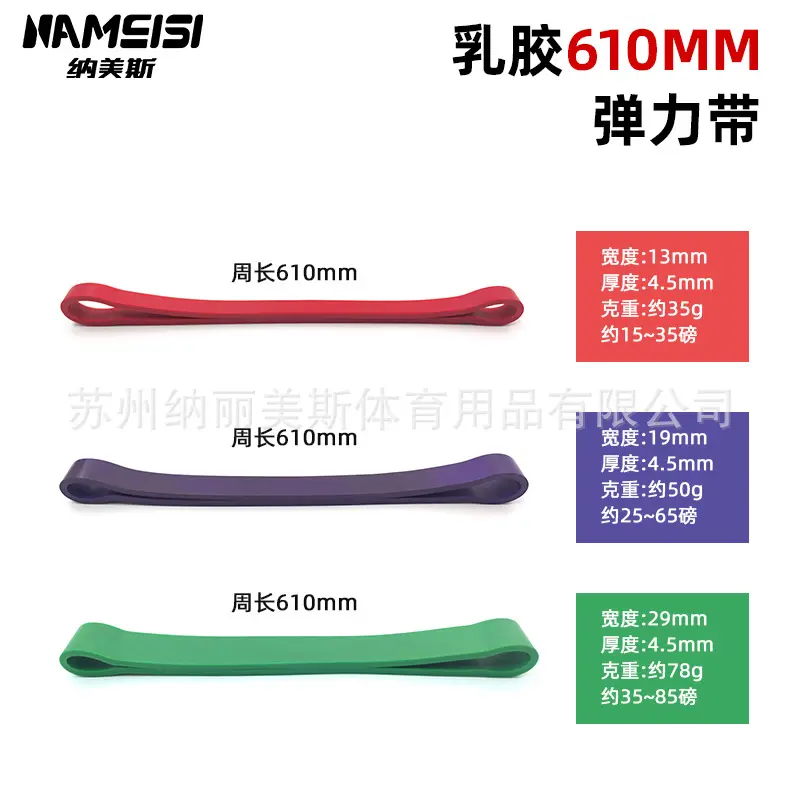 Latex Resistance Band 610mm Circumference, Sports Rehab