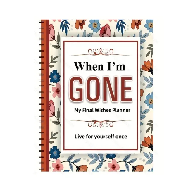 When I'm Gone Yaşam Planlama Halkalı Klasör