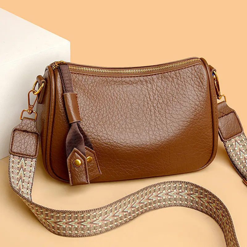 Kobe Kanguru Women's Underarm Shoulder Bag, Wide Strap, Retro