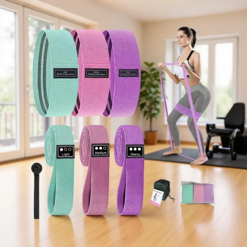 Spor fitness elastik halka direnç bandı, barfiks ve ağırlık yoga bandı