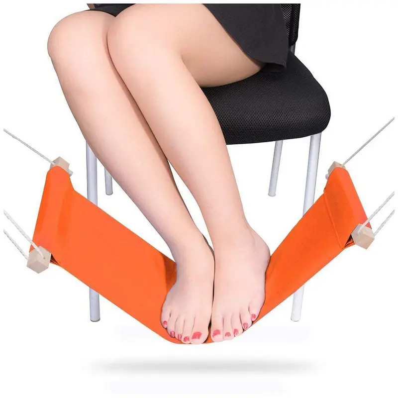 Hanging Foot Hammock Under-Desk Footrest Portable