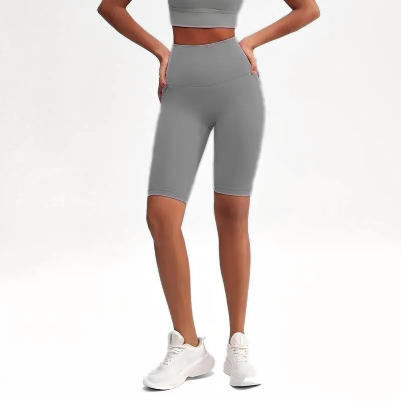 Beş Çeyrek Yoga Pantolon Kadın, Yüksek Bel, Fitness