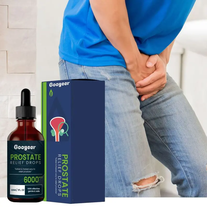 Googeer Herren-Pflegetropfen, lindert Prostatabeschwerden, Massageöl